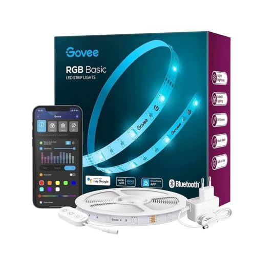 Govee - Rgb Smart Wi-Fi + Bluetooth Led Strip Lights (5M)
