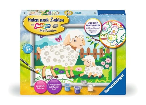 Ravensburger Malen Nach Zahlen - Schaf Mit Lämmchen