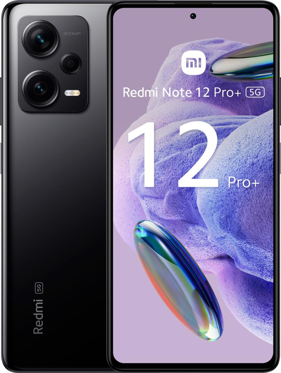 Xiaomi Redmi Note 12 Pro+ Plus 5G Black 8GB Ram 256GB Memoria Nero 6.67" EU