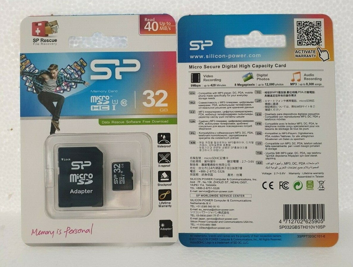 SCHEDA MEMORIA MICRO SD HC GOOD RAM 32 GB CL 10 NUOVA