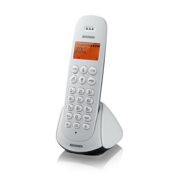 Cordless Brondi ADARA vivavoce, display illuminato, ROSSO/BIANCO