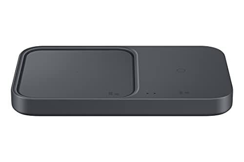 Samsung Wireless Charger Duo Fast Charging 2.0, Grigio scuro (W9B)