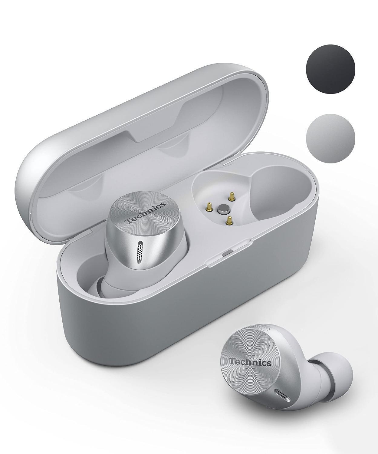 Technics Auricolari Bluetooth Cuffiette Wireless con Custodia Silver EAH-AZ60E-S