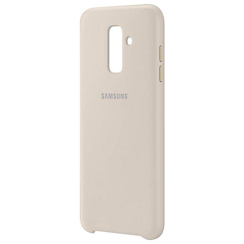 Samsung Custodia Originale Dual Layer Cover per Galaxy A6 Plus 2018 A605F Oro
