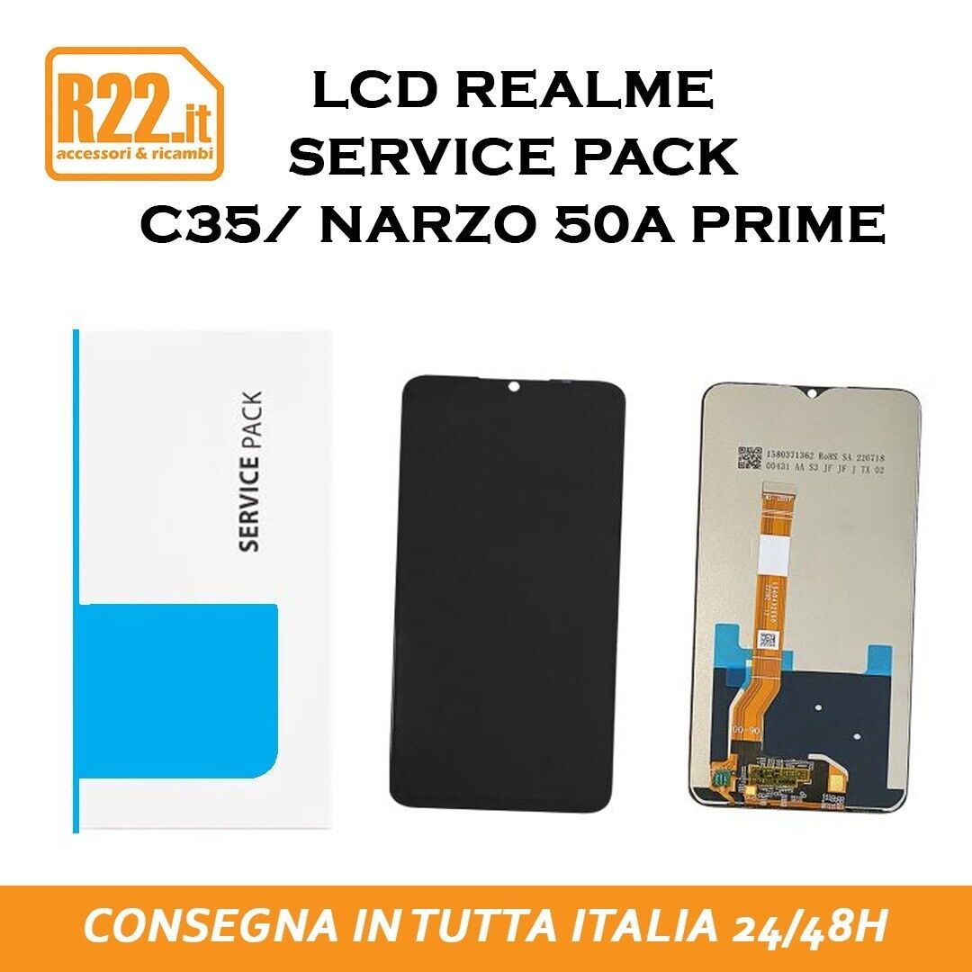 Display  Realme C35 / Narzo 50A  Prime  Original Service Pack