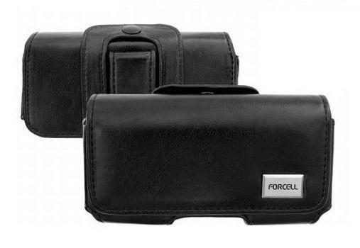 Custodia Universale ( Pelle Nero Orizzontale A) ~ Sony Ericsson V640 V640i