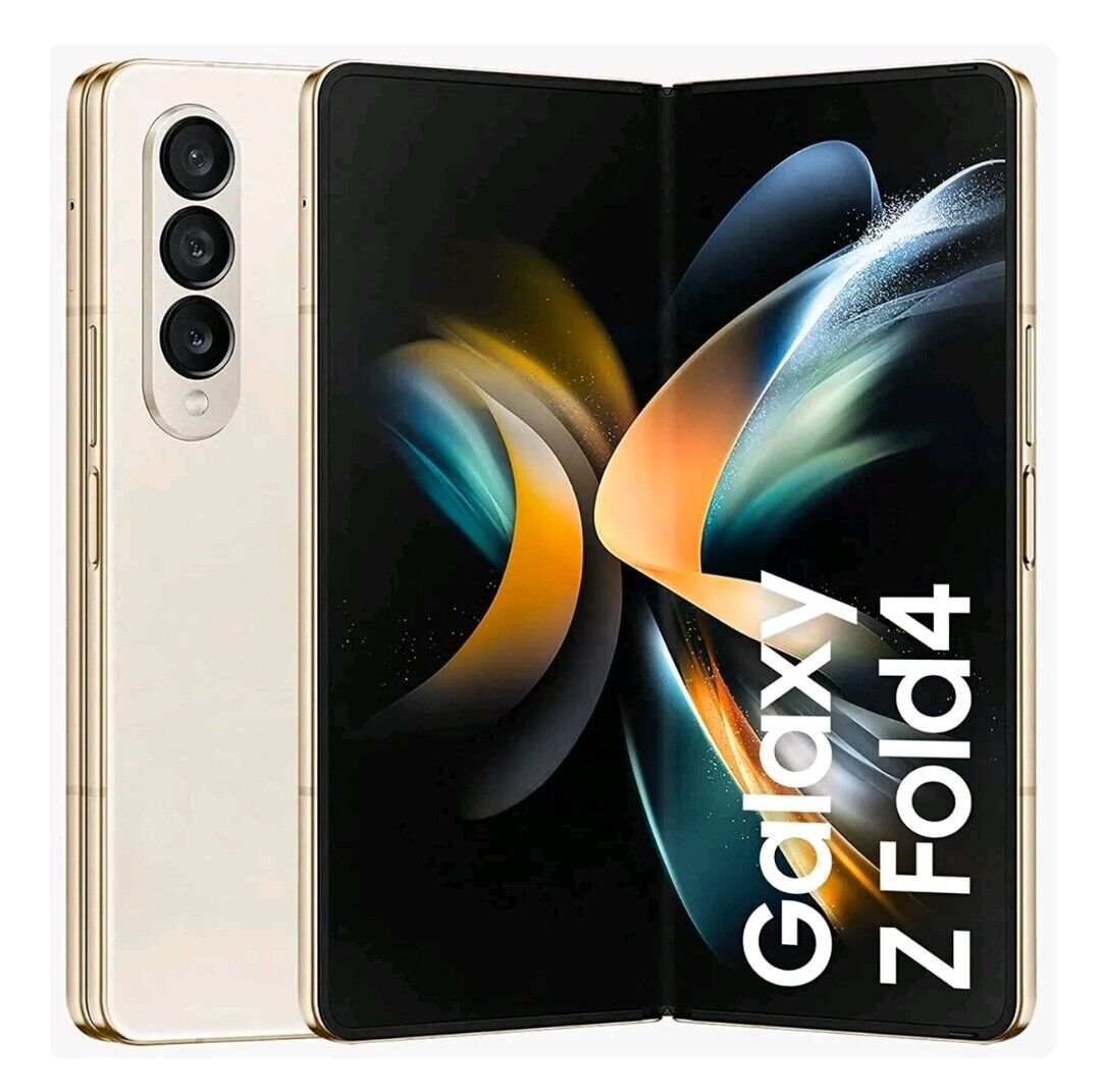 SAMSUNG Galaxy Z Fold 4 5G F936 12+256GB Smartphone Pieghevole BEIGE NUOVO