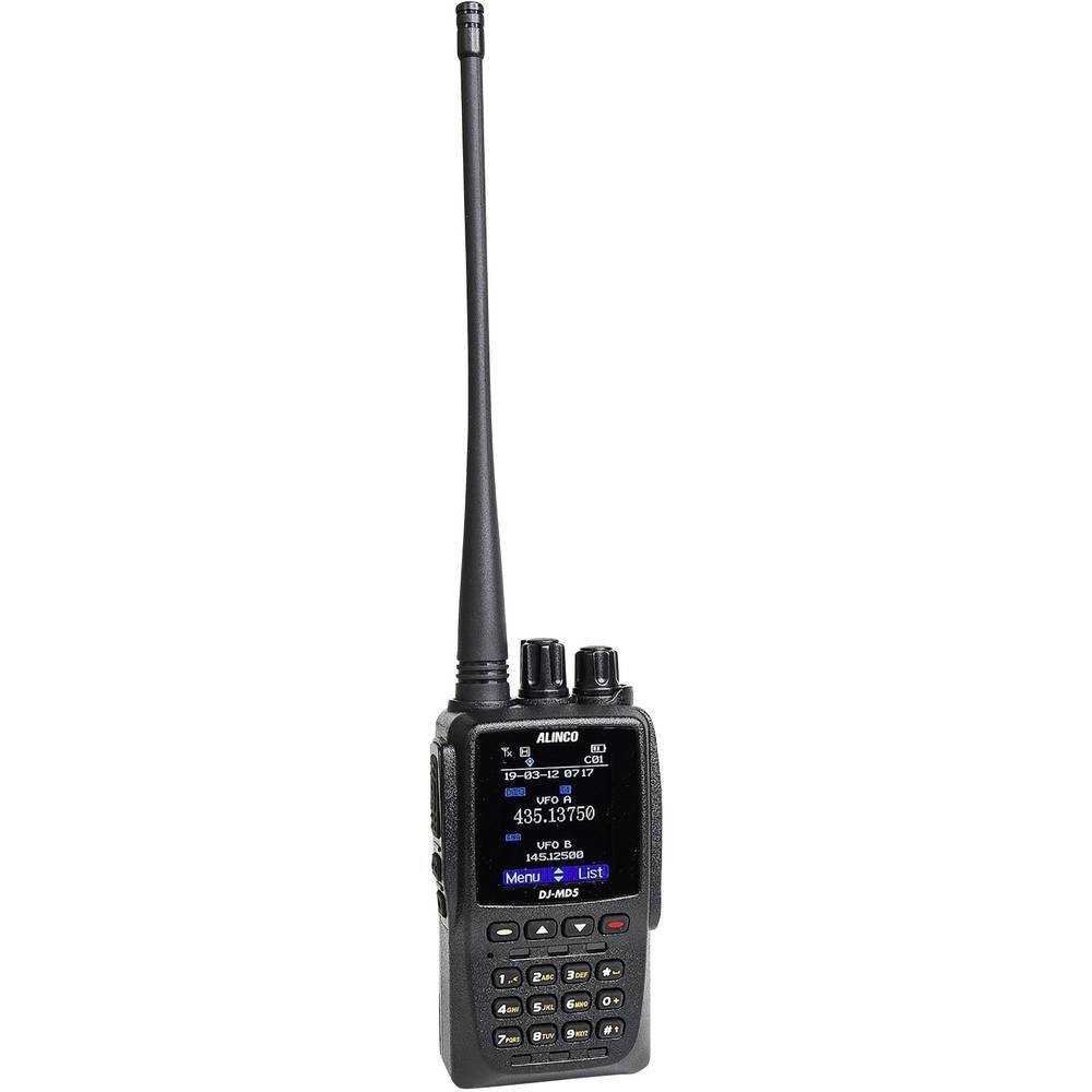 Alinco 1226 DJ-MD-5-GPS DMR VHF/UHF Radio ricetrasmittente portatile per