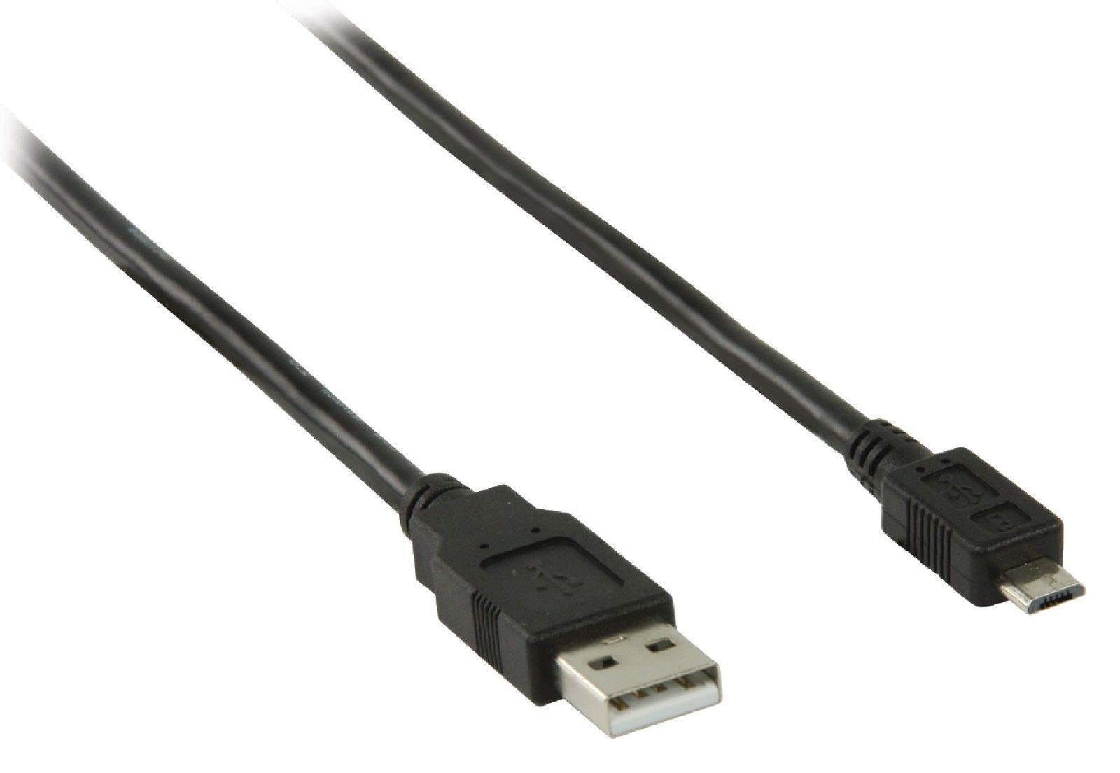 Cavo Dati Carica Micro USB 0,6M Smartphone Samsung Galaxy LG Nokia HTC Sony PC