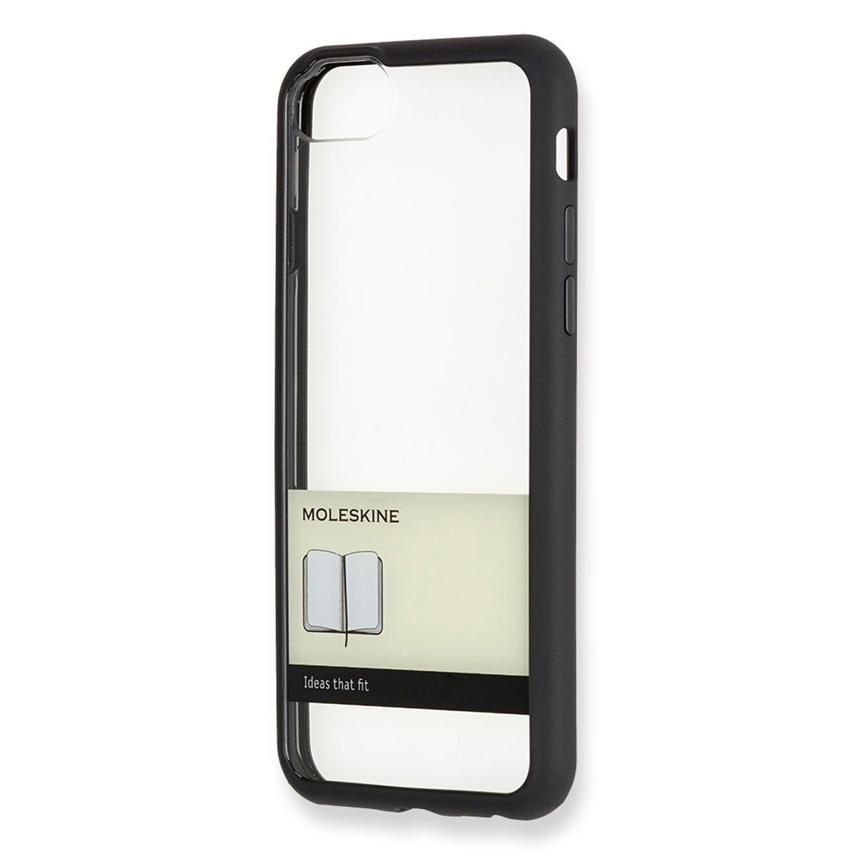 Moleskine Transparent Hard Case with Elastic Band Graphic - Hard Case for iPhone