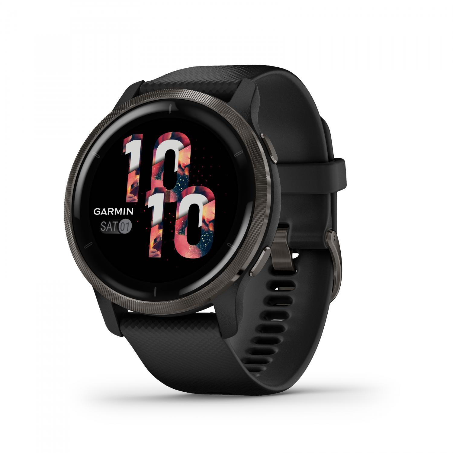 Smartwatch Venu 2 Black New Venu 2 Gps Wi-Fi Black + Slate Garmin 10-02430-11