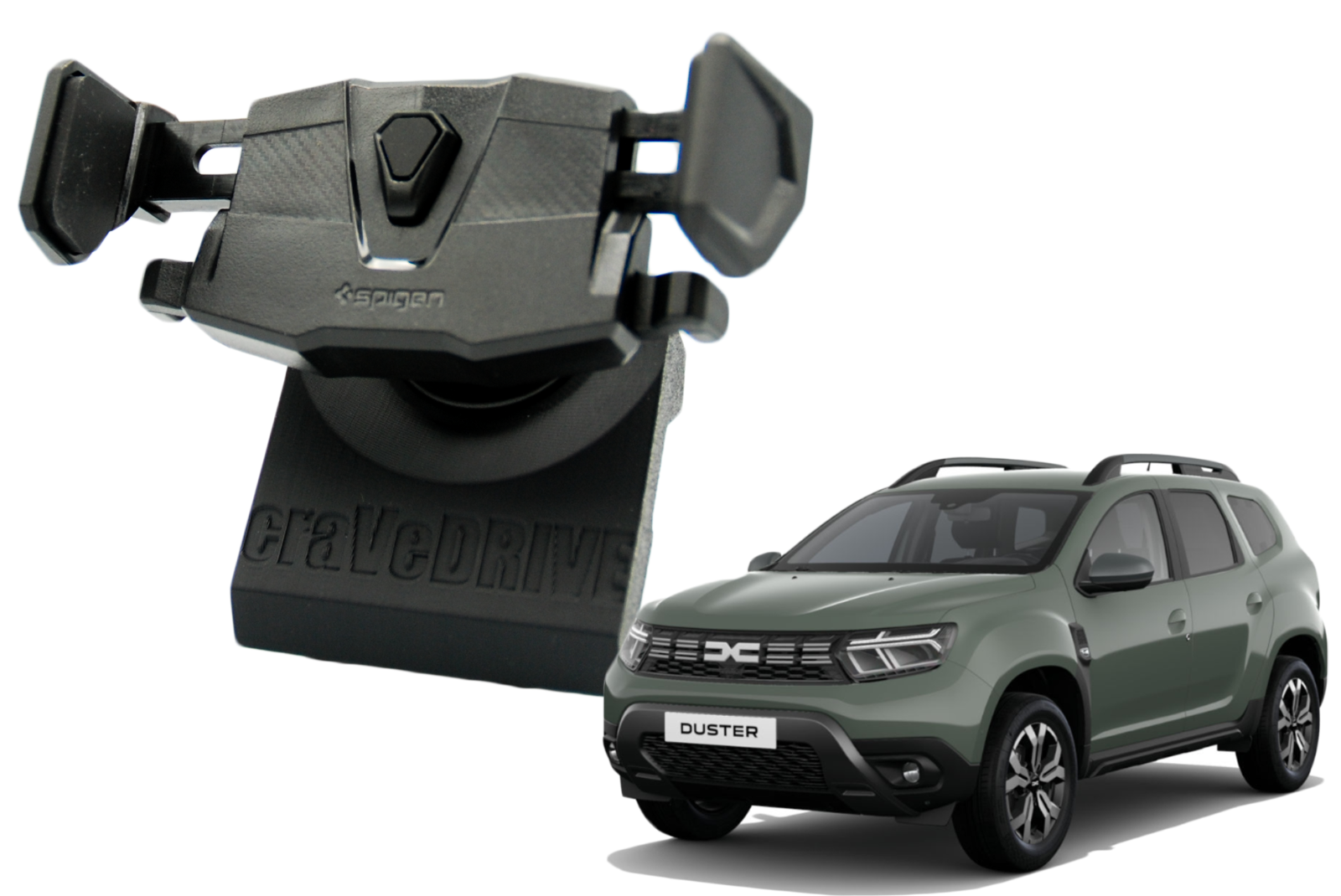 Supporto Porta Cellulare Automatico con Forte Clip 360° per DACIA Duster 2 2022+