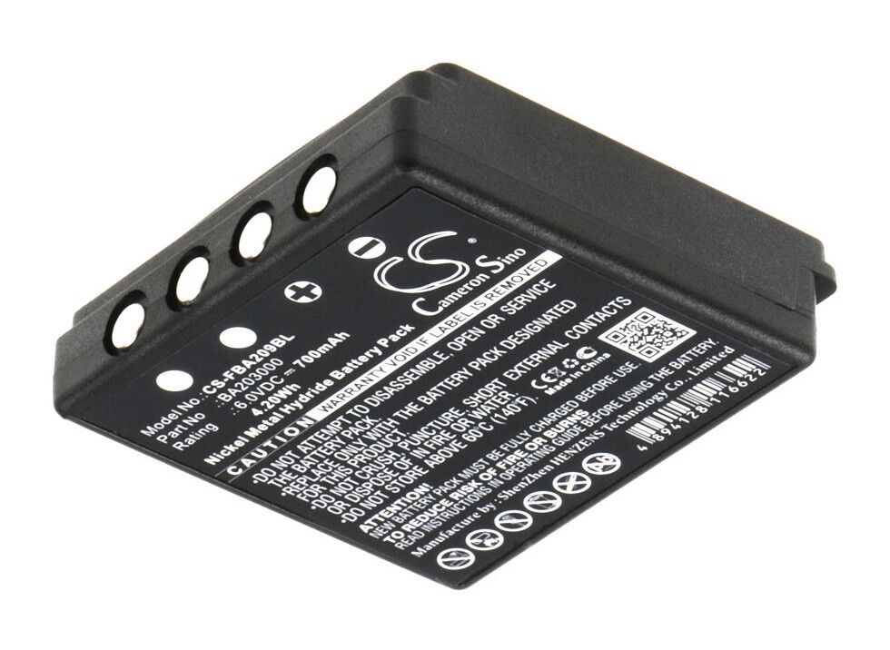 BATTERIE 700mAh Tipo BA203000 Fub9NM Per Hbc Spettro A
