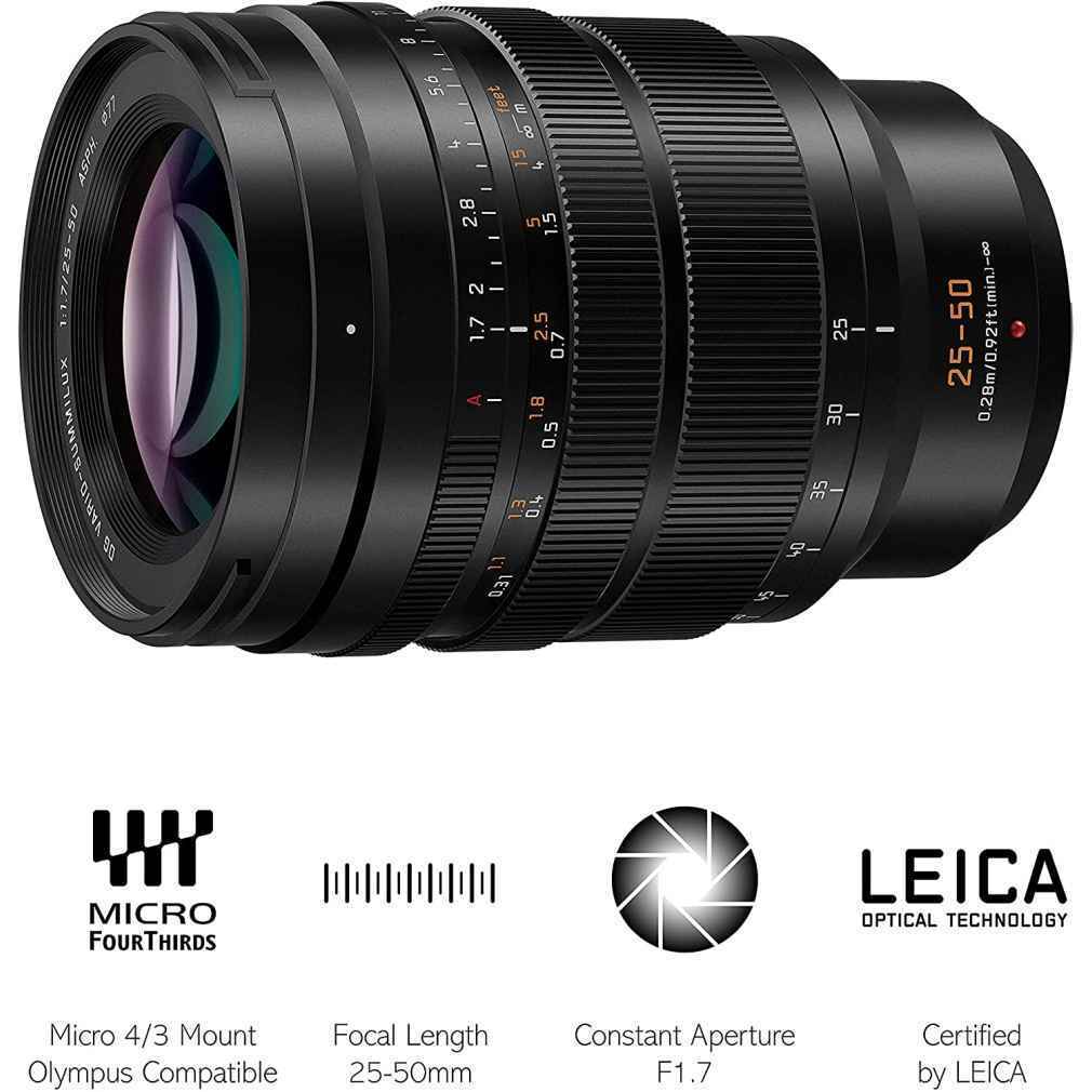 Panasonic Leica DG 25-50mm f1.7 Vario Summilux