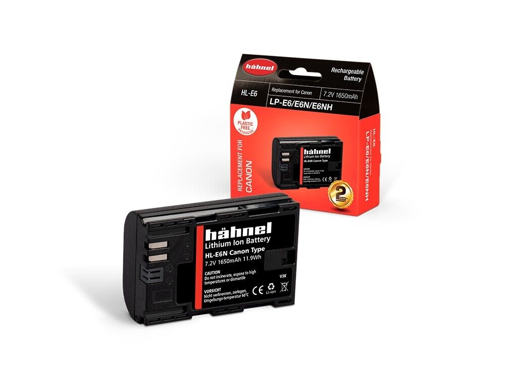 batteria Hahnel HL-E6 per Canon LP-E6