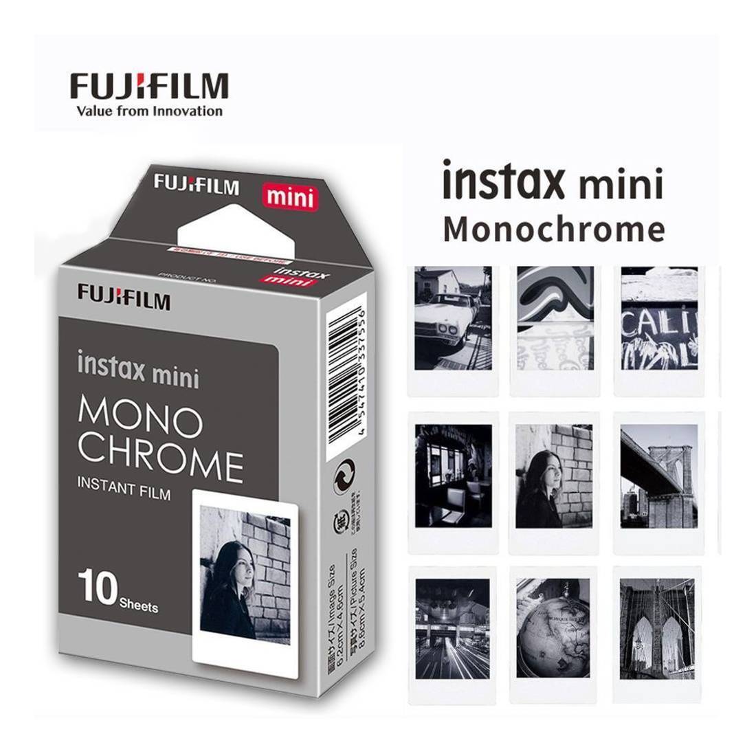 Fujifilm INSTAX MINI 10 foto monocrome pellicola bianco nero