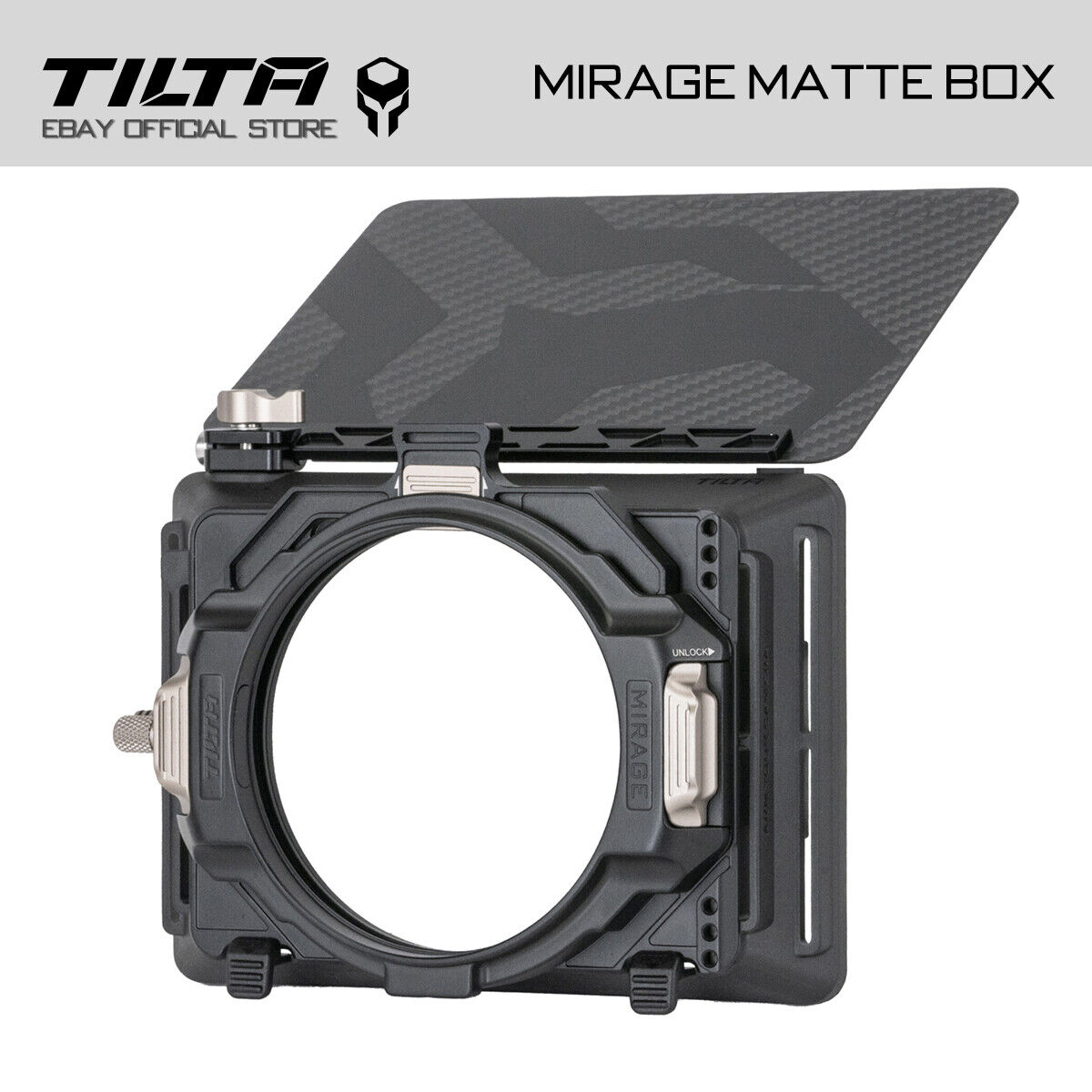 Tiltamirage Matte Box 4x5.65" Clamp-on Back Cover Videocamere Accessori Sun Hood