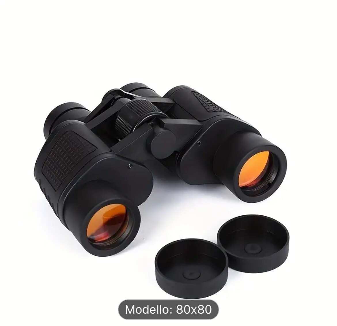 Binocolo 80x80- Nero/ Lente In Vetro Prismatico