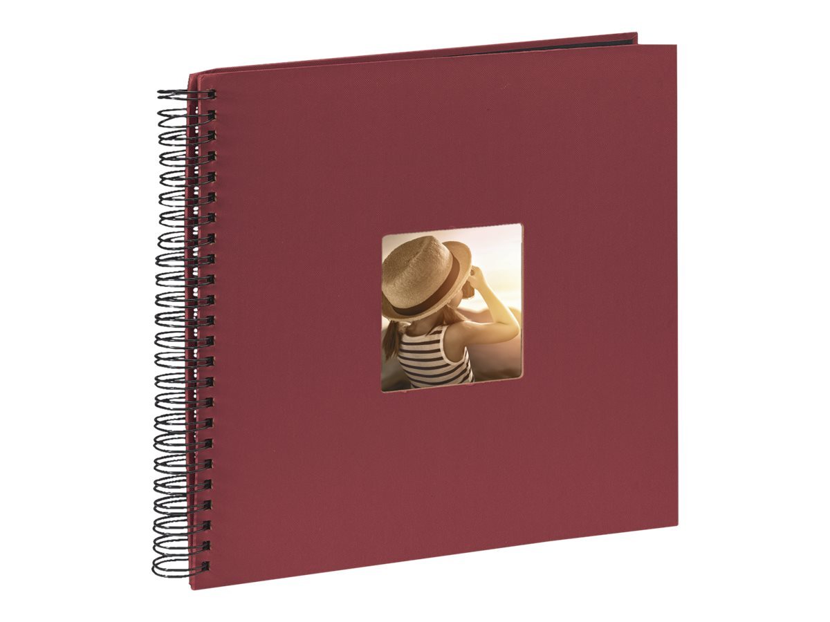 Hama Spiral Album "Fine Art" burgundy 34x32/50 Rosso 10 x 15 13 x 18 00090144