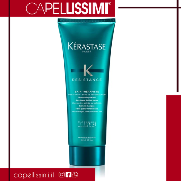 Kerastase Resistance Bain Therapiste 250 ml Shampoo Riparazione  Intensa