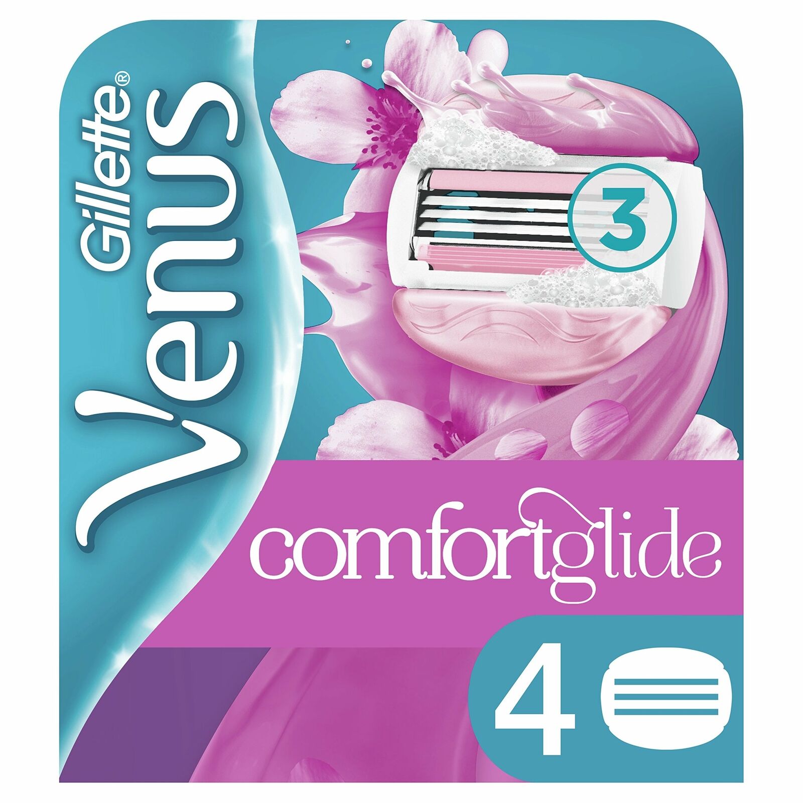 Gillette Rasierklingen Venus Breeze SPA 4er Klingen Pink 1 St. (R0c)