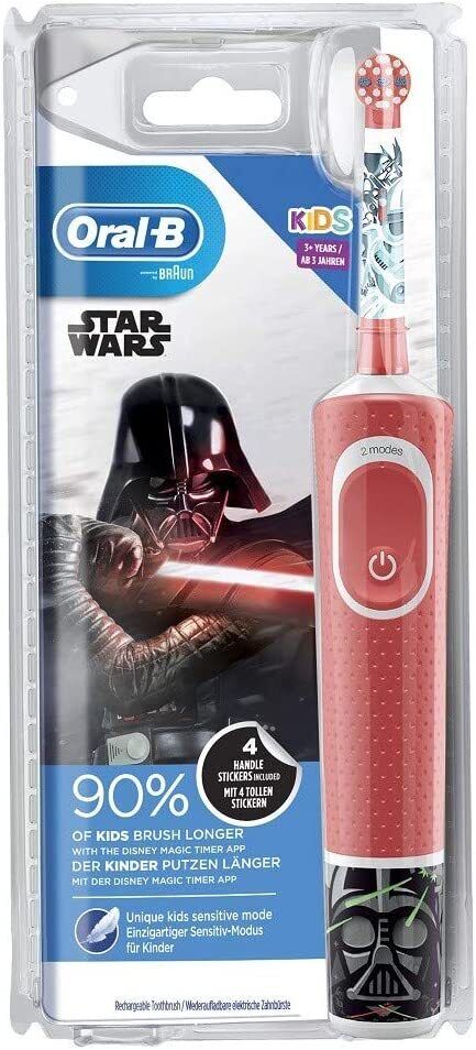 Oral-B Spazzolino elettrico Denti Bambini Ricaricabile Vitality Kids Star Wars