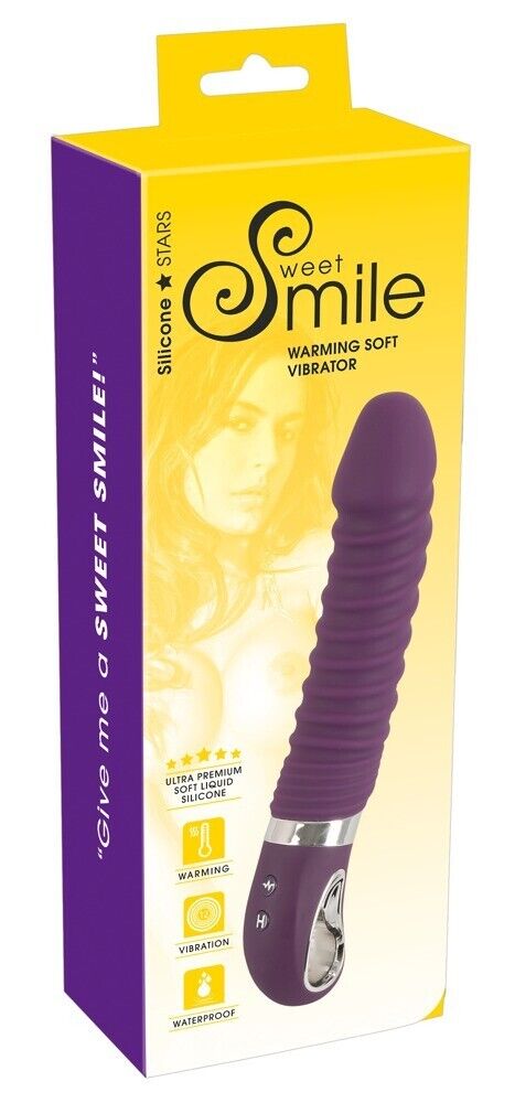 SMILE WARMING SOFT VIBRATORE  RISCALDATO SOFT LIQUIDO  SILICONE