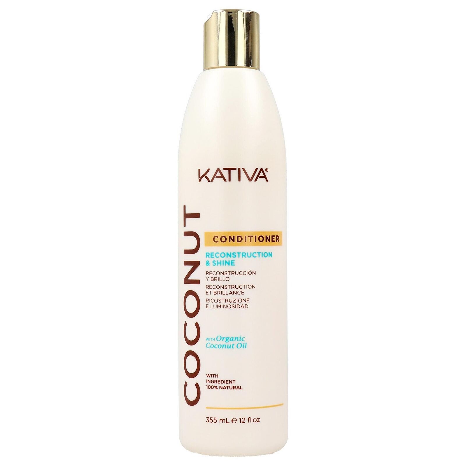 KATIVA COCONUT CONDITIONER RECONSTRUCTION E SHINE PER CAPELLI 355ML