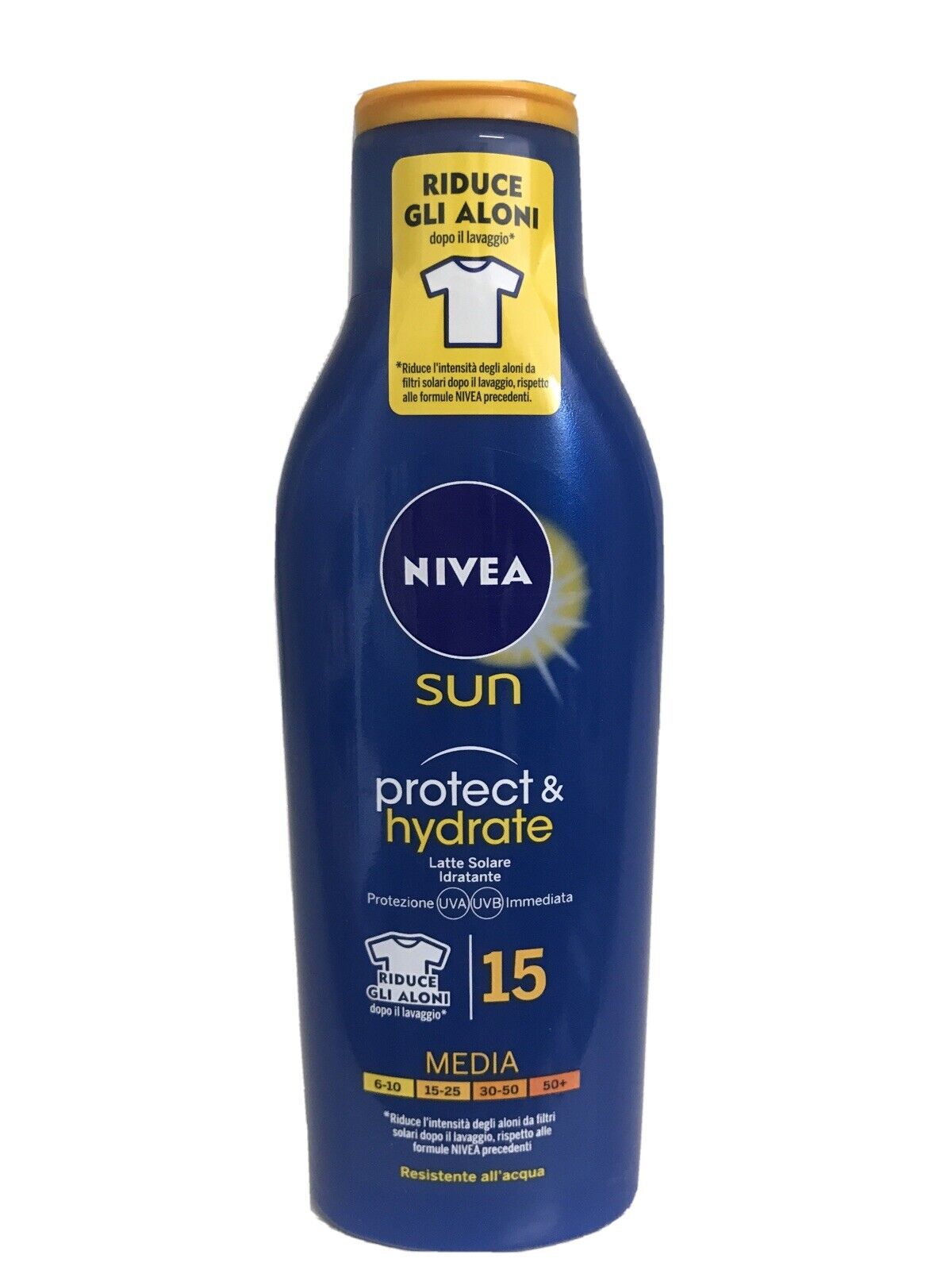 Nivea Sun Protect Hydrate Latte Solare Idratante Protezione 15 - 200ml