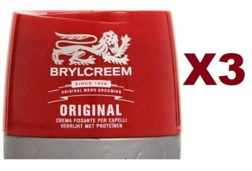 3 PZ Brylcreem ® Original Crema Fissante Capelli mantiene in ordine senza ungere