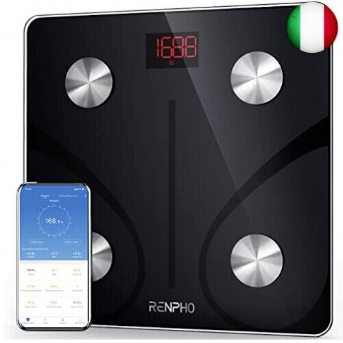 RENPHO Bilancia Pesapersone, Professionale Bilancia Impedenziometrica Bluetooth