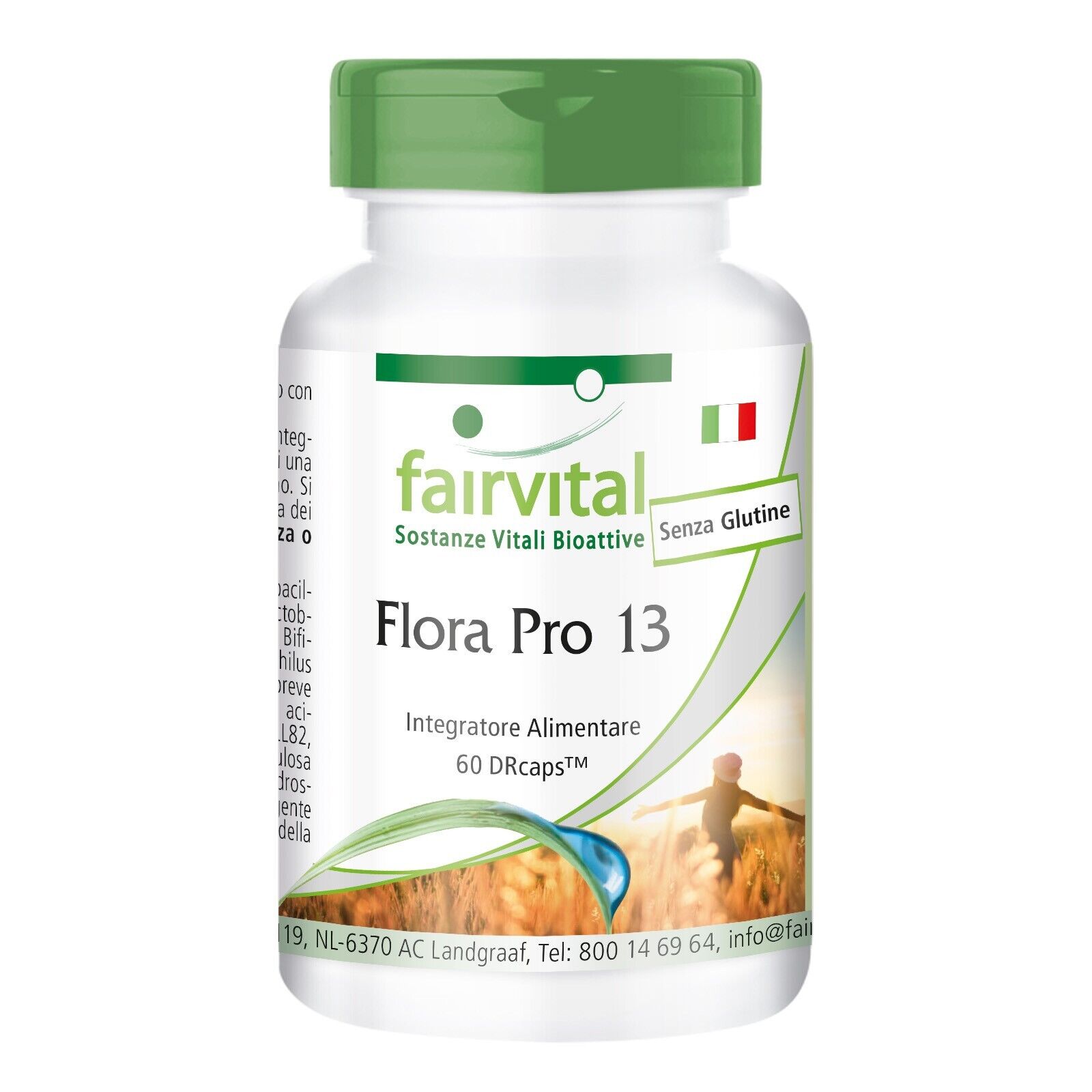 Probiotic Flora Pro 13, 60 capsule 13 ceppi batterici probiotici | fairvital