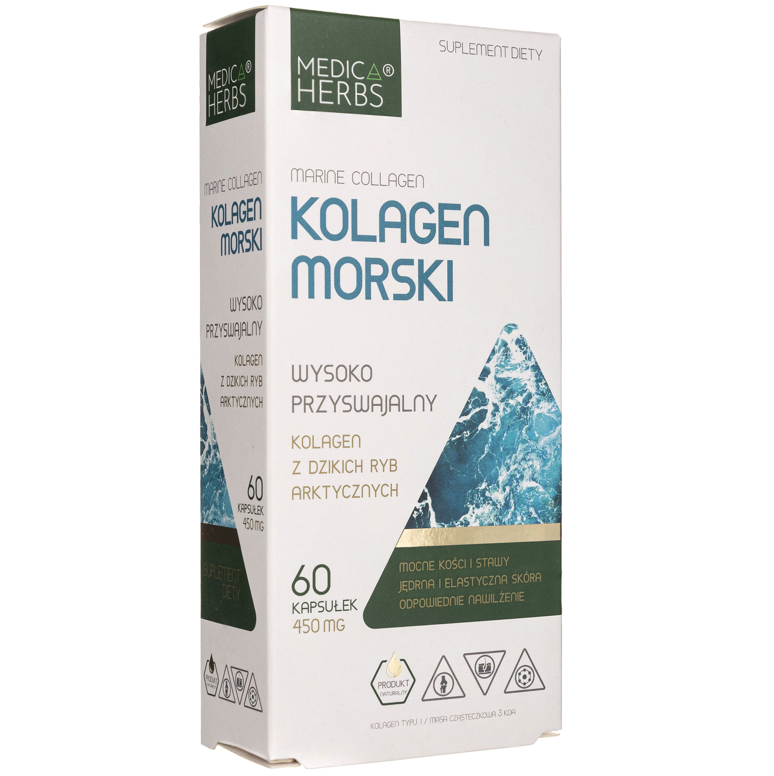Erbe Medica Collagene marino 450 mg (Collagene marino), 60 capsule