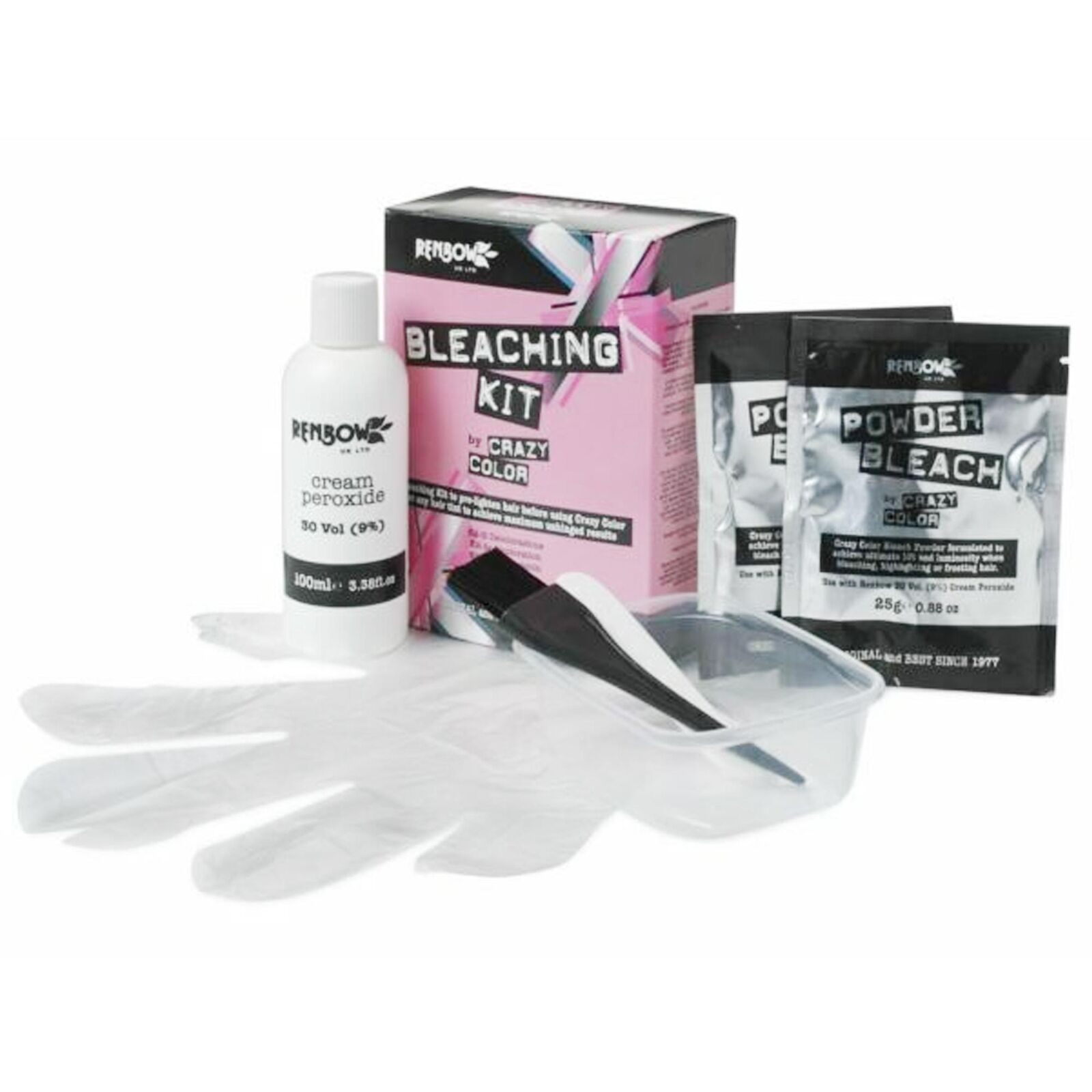 CRAZY COLOR BLEACHING KIT DECOLORAZIONE PER TINTURA CAPELLI