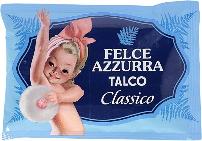 Felce Azzurra Talco Polvere Delicata Naturale Profumo Classico Busta 100 gr