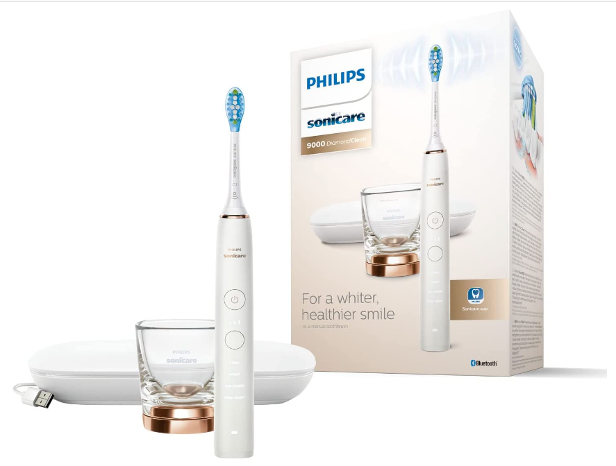 PHILIPS SONICARE SPAZZOLINO ELETTRICO DIAMOND CLEAN 9000 CON APP HX9911/94