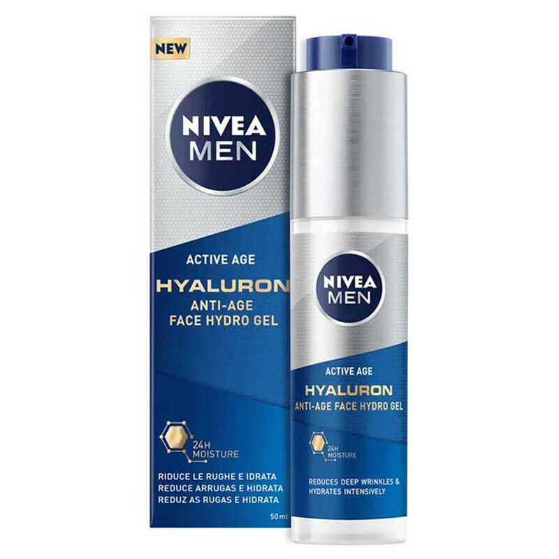 NIVEA MEN Active Age HYALURON anti-age FACE HYDRO idratante anti-rughe 50ml