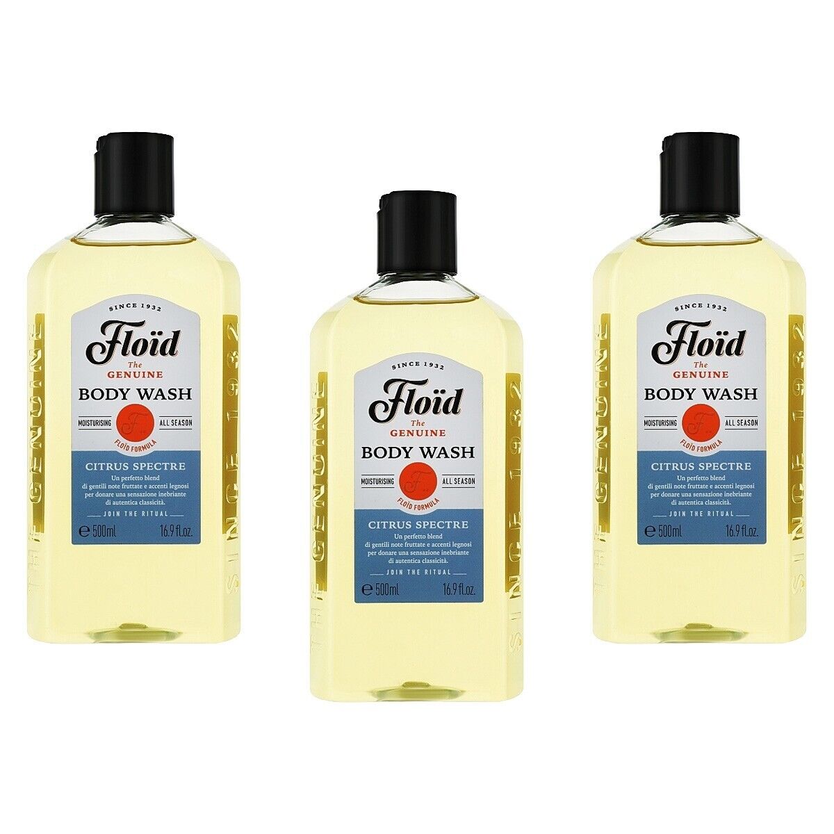3pz Floid Body Wash bagnodoccia corpo & capelli uomo Citrus Spectre 400ml