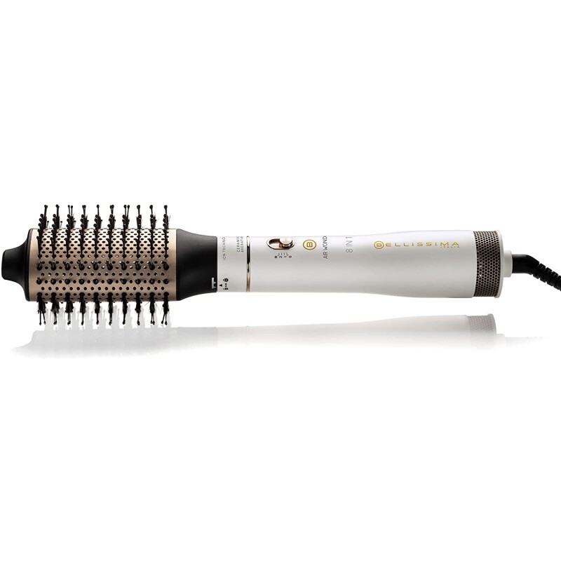 IMETEC BELLISSIMA 11847 AIR WONDER SPAZZOLA AD ARIA CALDA 1000W 8 ACCESSORI