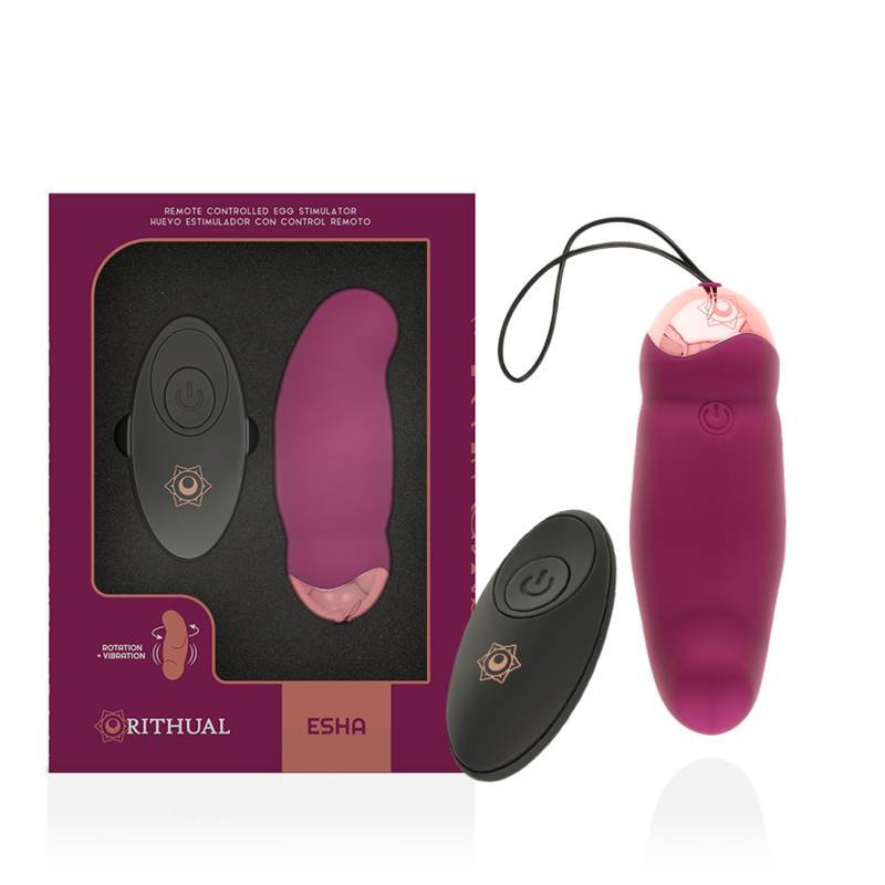 RITHUAL- ESHA REMOTE CONTROLLED EGG STIMULATOR ROTATION + VIBRATION