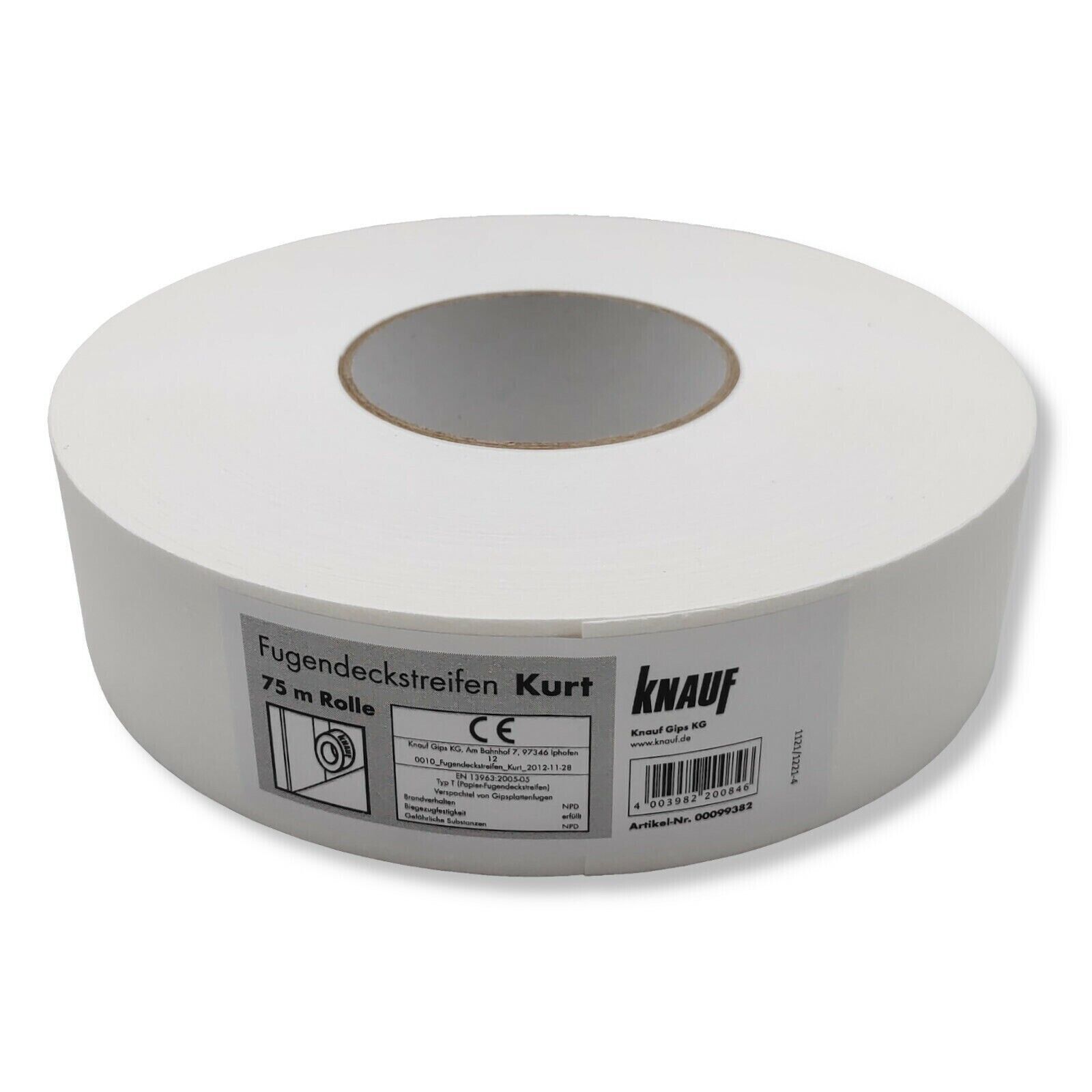 Nastro Kurt Knauf microforato mt. 75 per stuccatura cartongesso