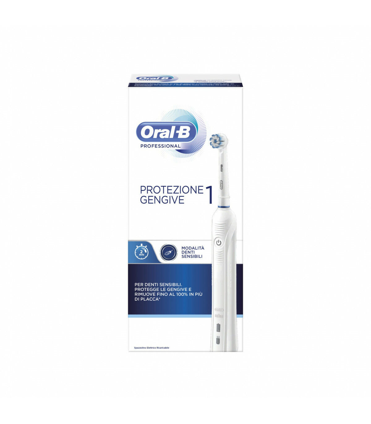 ORAL-B PRO - PROTEZIONE GENGIVE 1  - SPAZZOLINO + TRATTAMENTO INTENSIVO GENGIVE