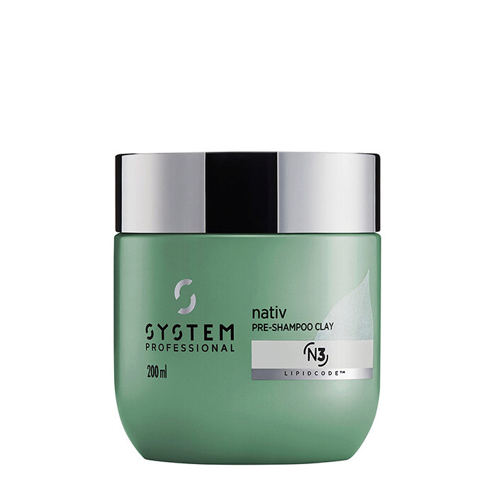 System Professional Nativ Pre-shampoo Clay 200 ml - Argilla pre-shampoo, trat...