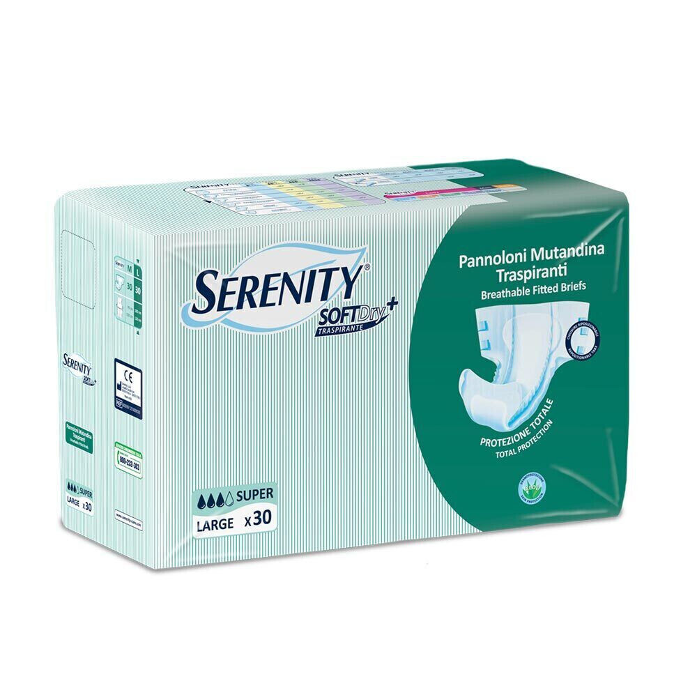 Serenity Softdry+ Pannolone a Mutandina Super Taglia L 30 pannoloni