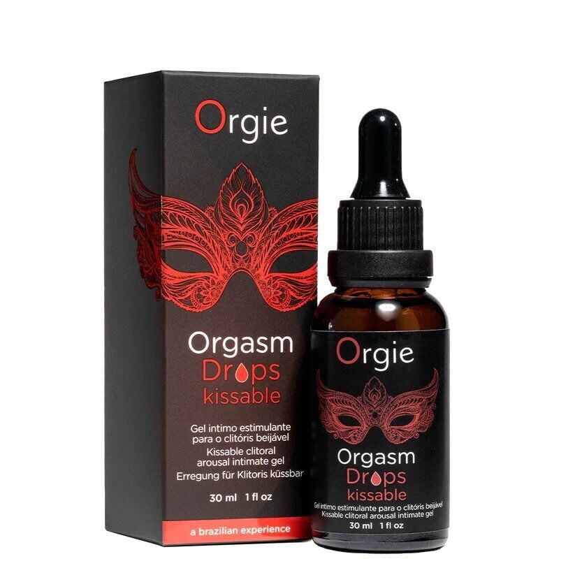 Gocce eccitanti per clitoride orgasm drops kissable stimolazione