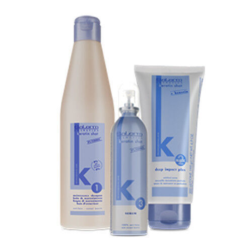 Salerm Keratin Shot Pack Post Keratin Therapy 3 Prodotti Shampoo + Maschera...