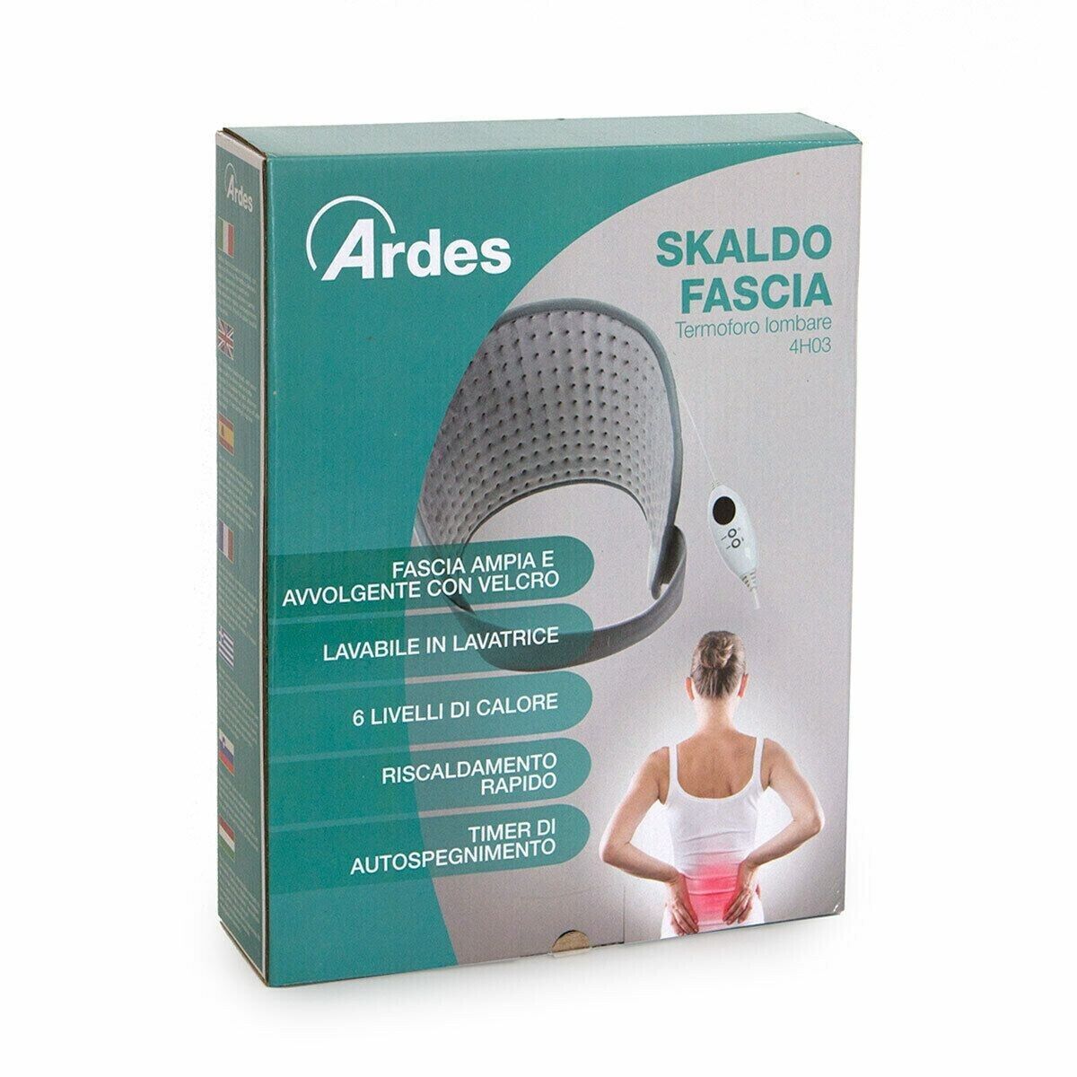 Fascia Scaldante Lombare – Termoforo a Fascia ELETTRICO per Schiena e Addome