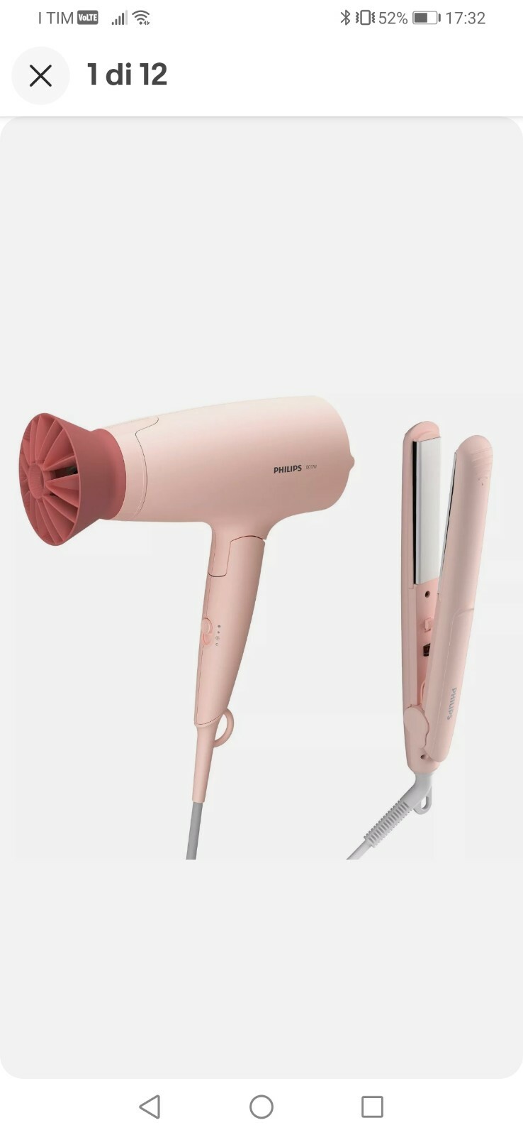 Philips 3000 Series Set Per Styling  Capelli acc. Thermoprotect 1600W + piastra