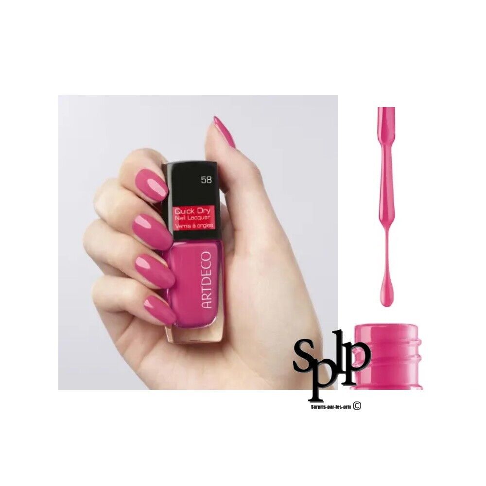 ARTDECO Quick Dry Nail Lacca Smalto per Unghie 58 Orchid Blossom Prugna