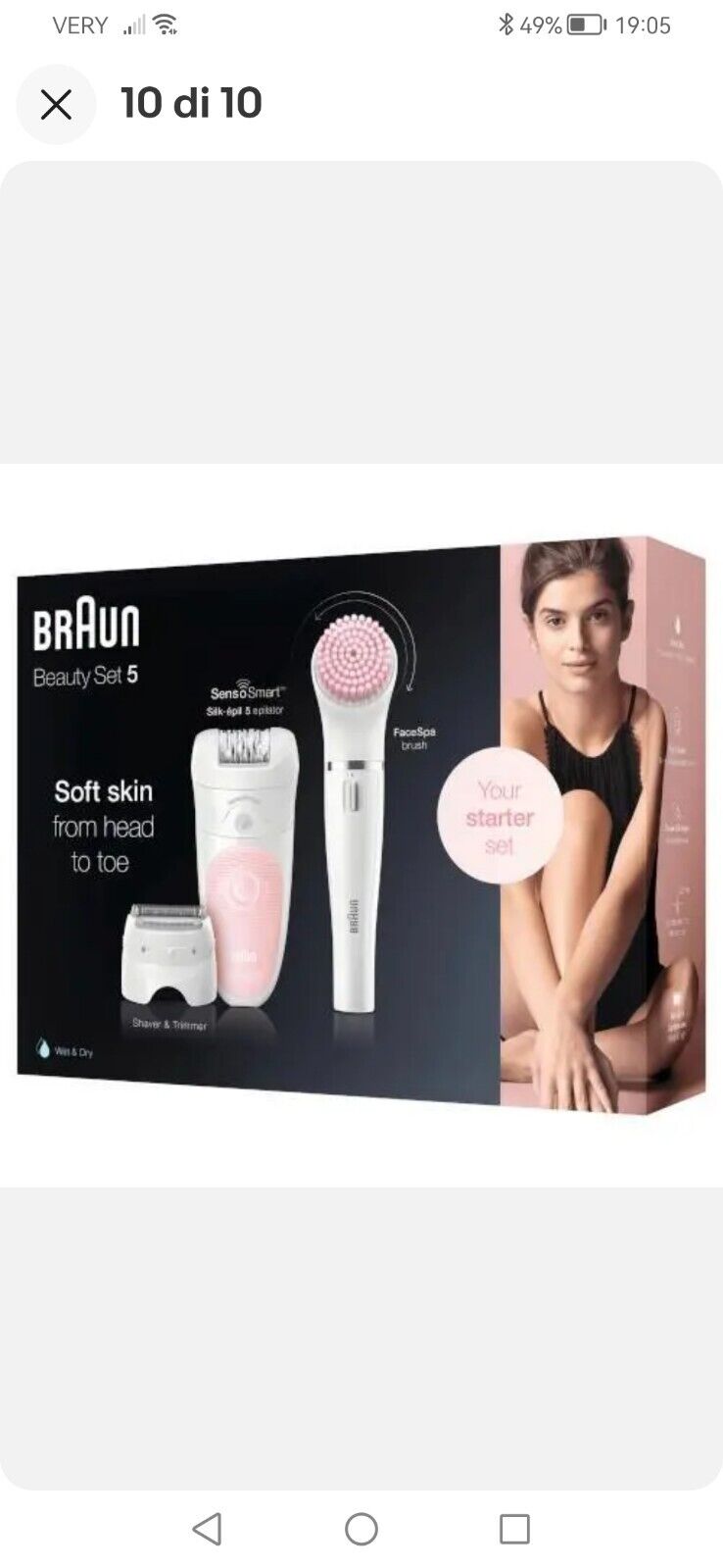Epilatore Braun Silk-épil 5 SE5875 Wet&Dry